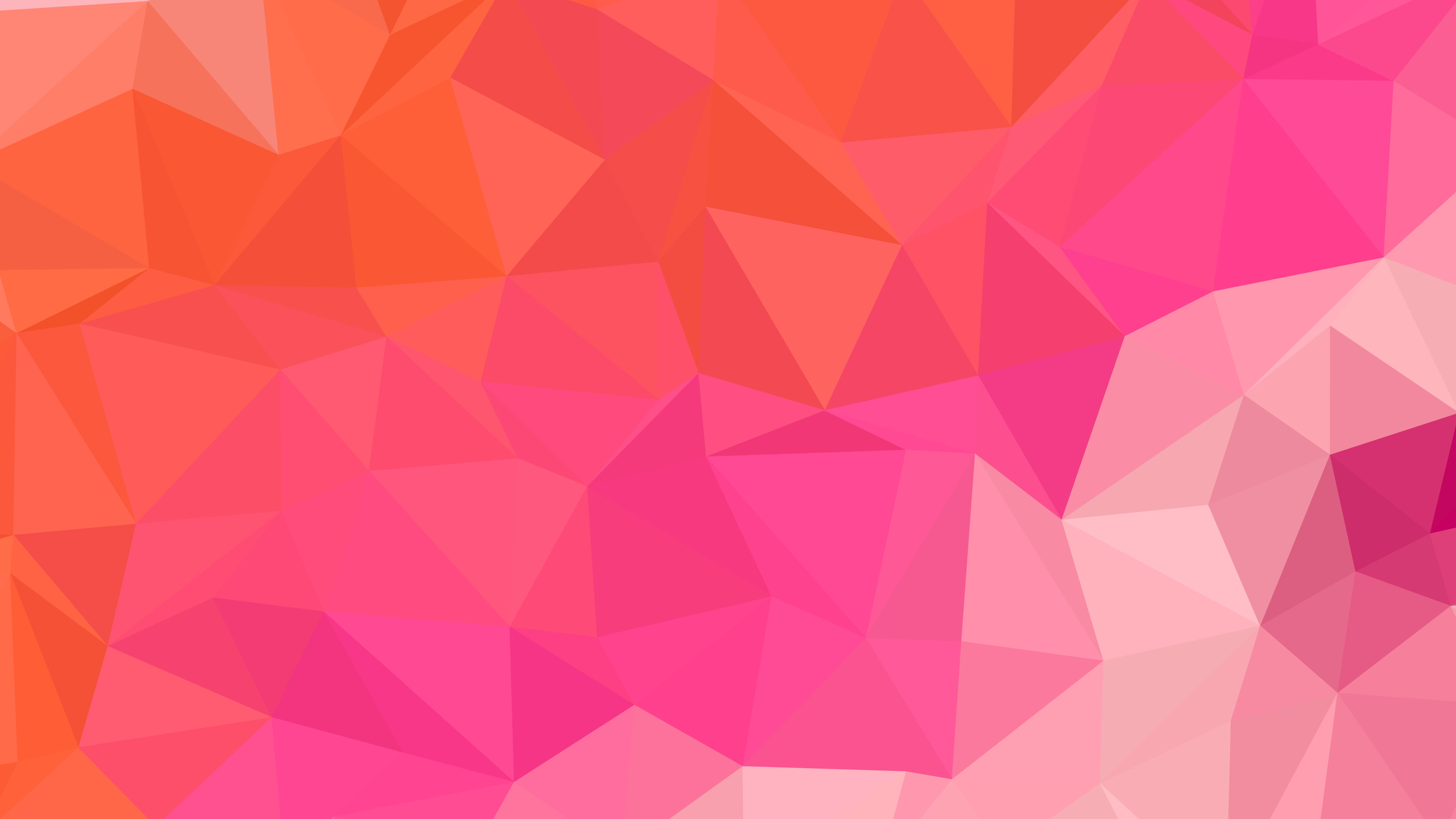 Hot Pink Low Poly desktop wallpaper in 4K