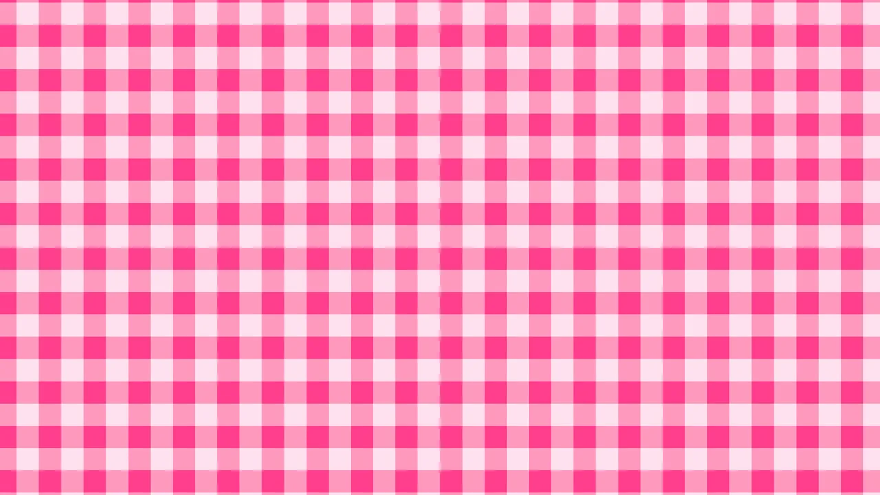 Hot Pink Mini Gingham desktop wallpaper in 4K