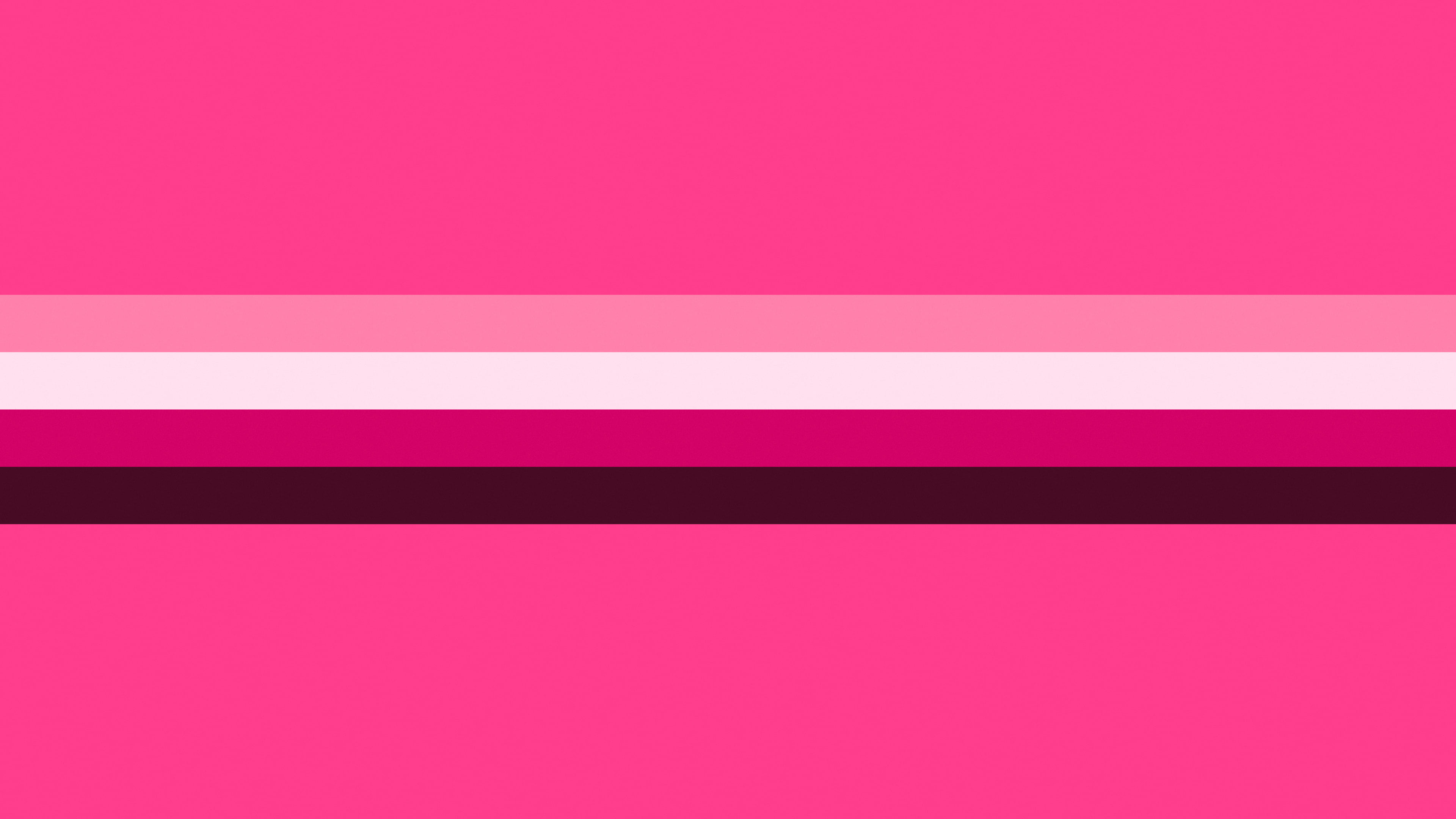 Hot Pink Retro Stripe desktop wallpaper in 4K
