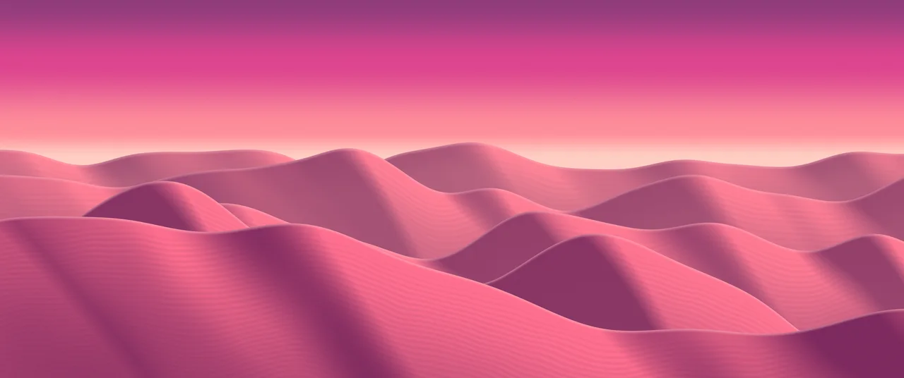 Hot Pink Sand Dunes ultrawide wallpaper, 3440 × 1440