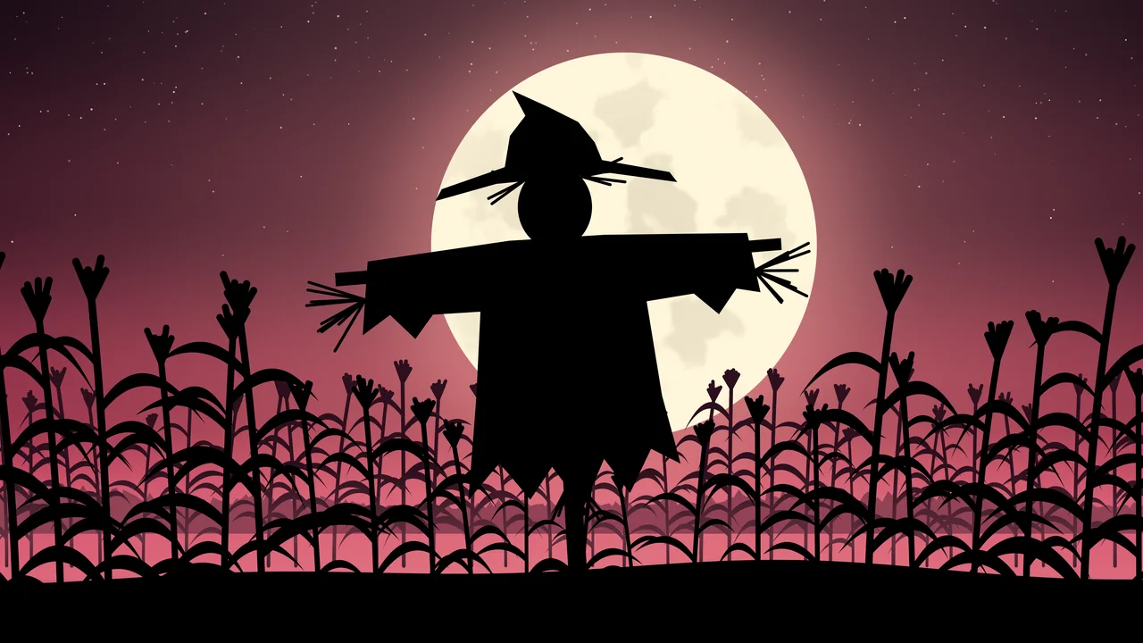 Hot Pink Scarecrow desktop wallpaper in 4K