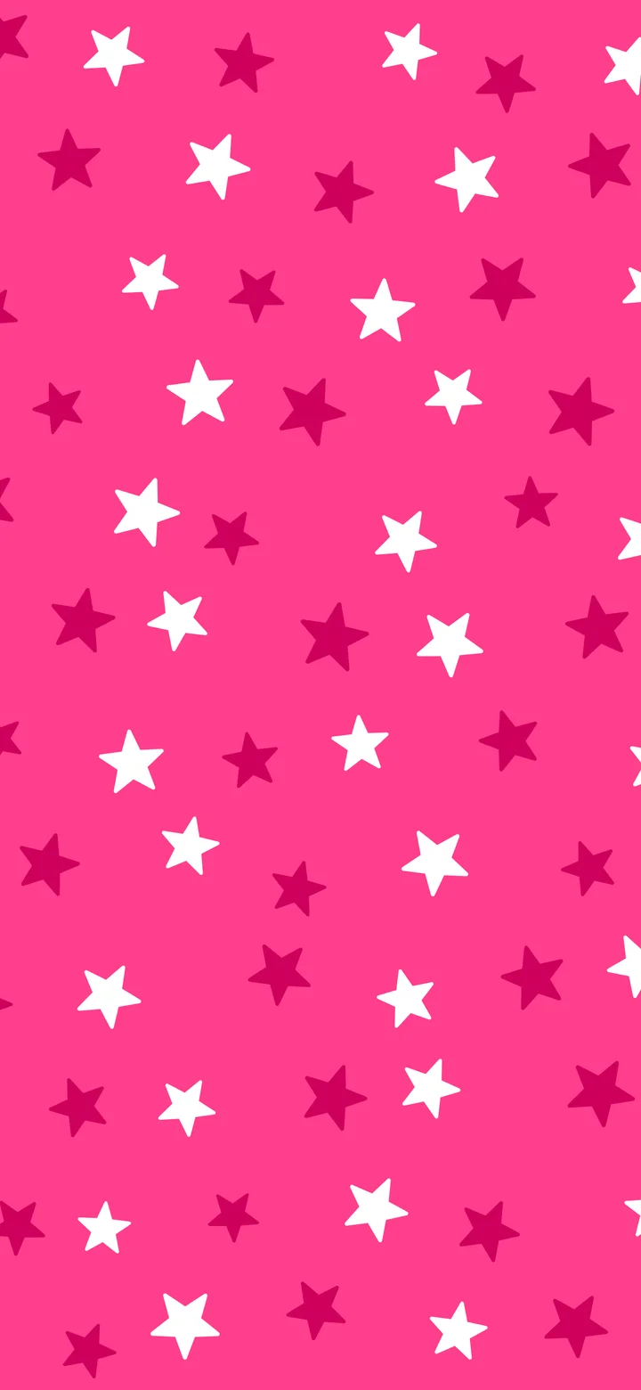 Hot Pink Star Pattern wallpaper for iPhone and Android