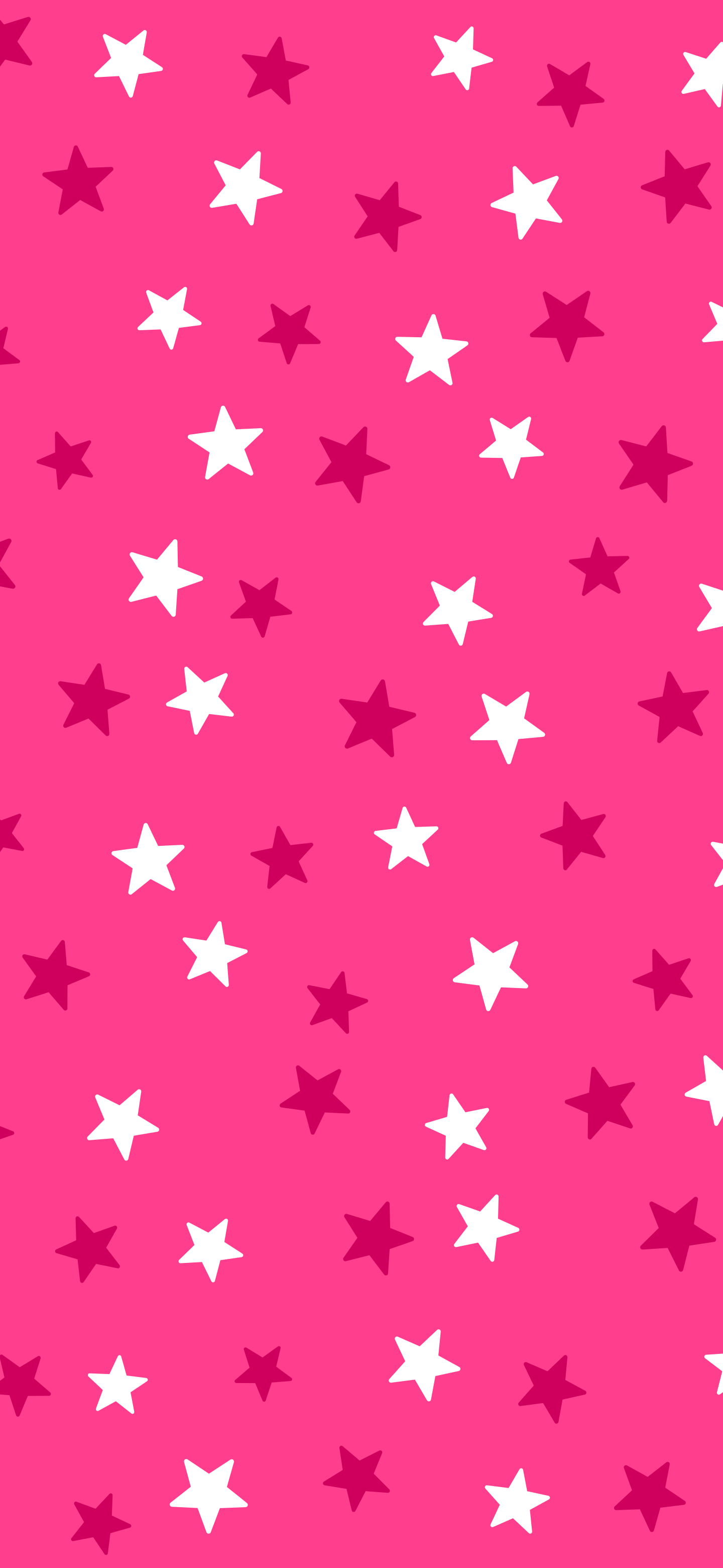 Hot Pink Star Pattern wallpaper for iPhone and Android