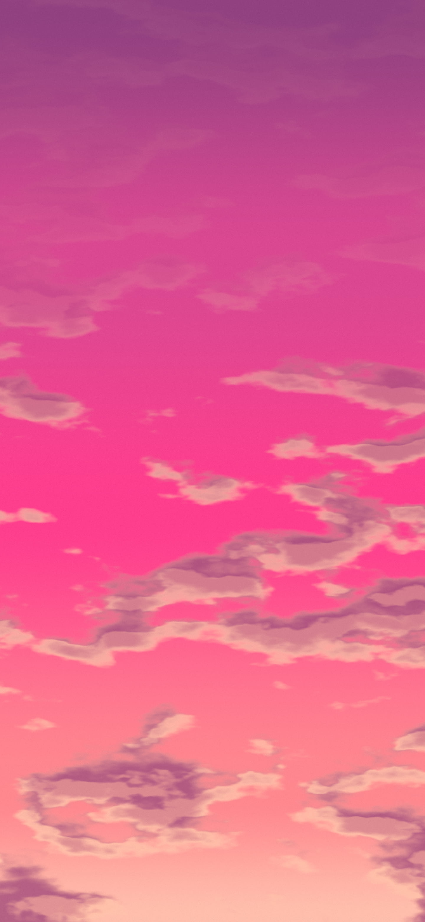 Hot Pink Sunset Clouds wallpaper for iPhone and Android