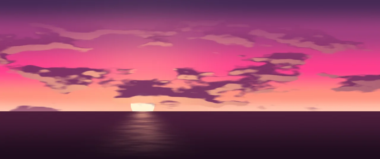 Hot Pink Sunset Sky ultrawide wallpaper, 3440 × 1440