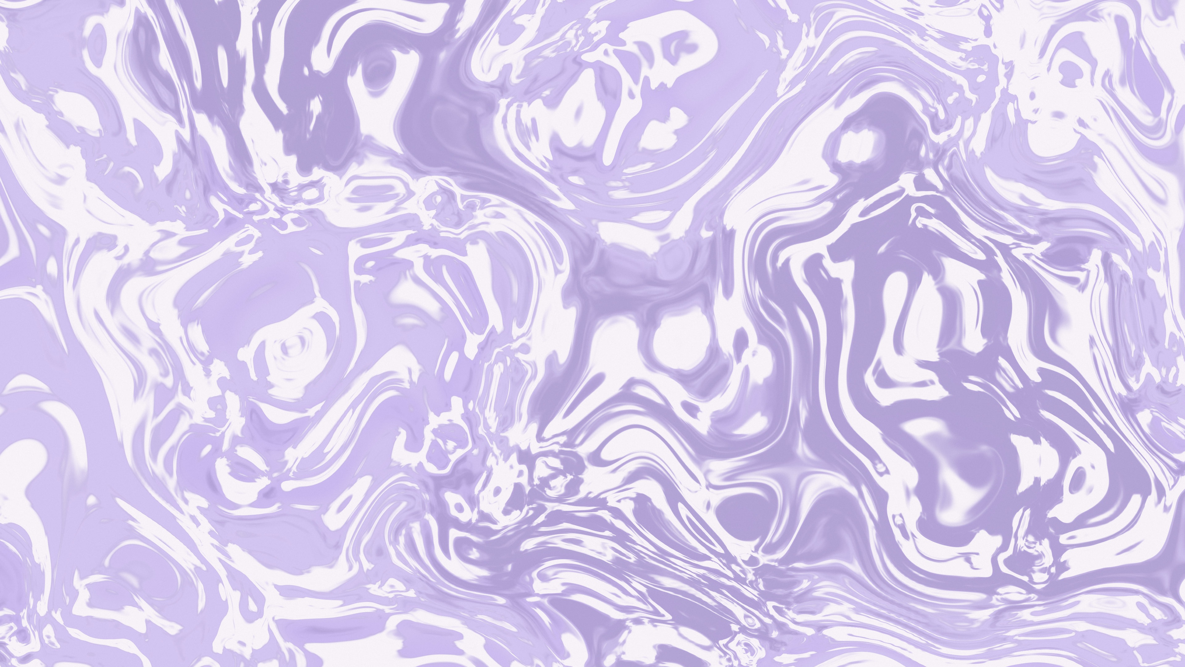 Lavender and Cream Liquid Marble desktop wallpaper in 4K