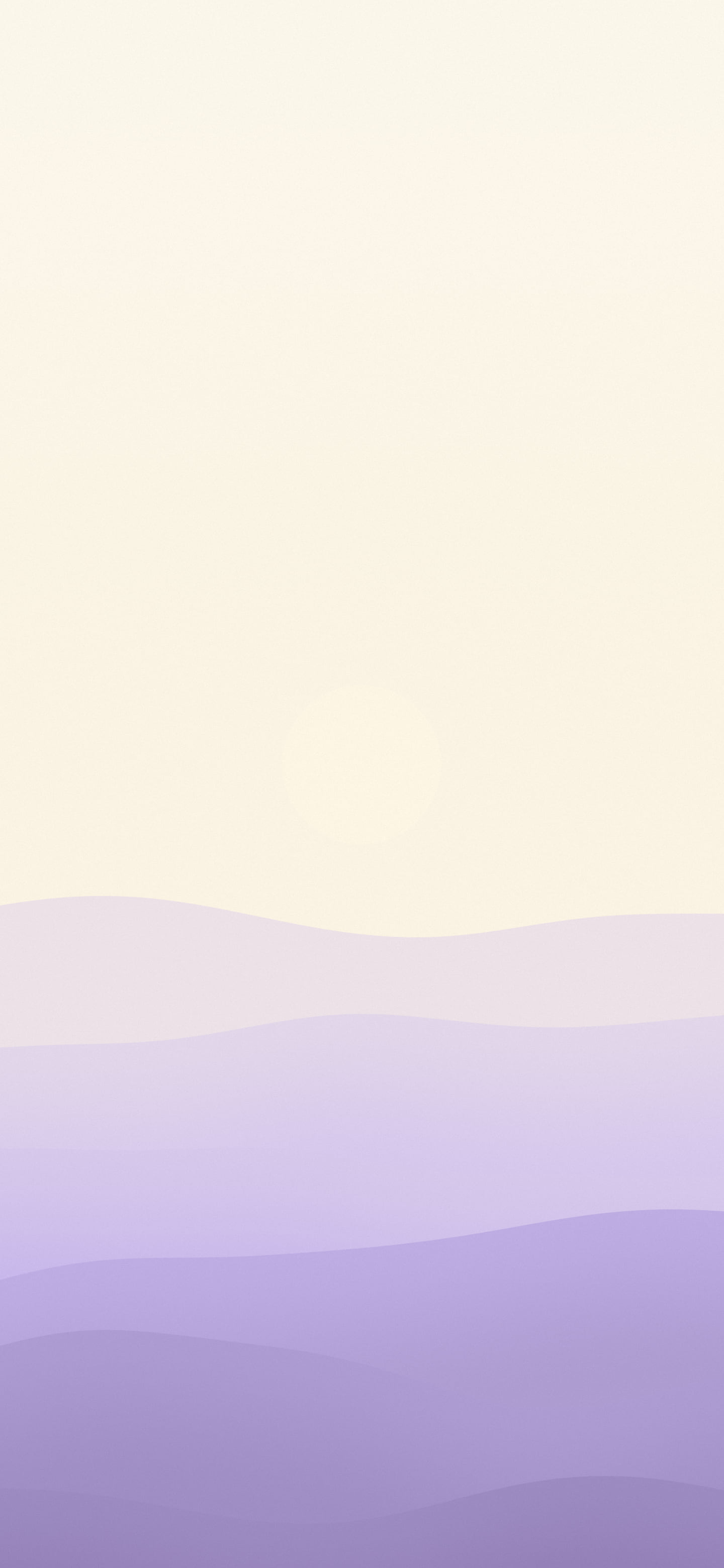 Lavender and Cream Minimalist Desert Dunes wallpaper for iPhone and Android