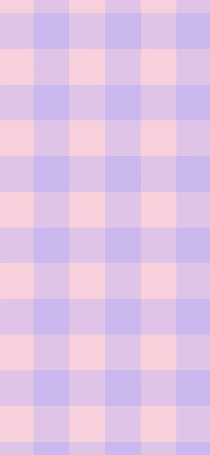 Lavender and Pastel Pink Buffalo Check Plaid wallpaper for iPhone and Android