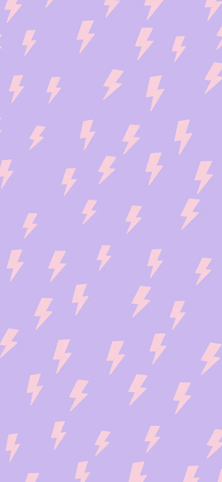 Lavender and Pastel Pink Lightning Bolt Pattern wallpaper for iPhone and Android