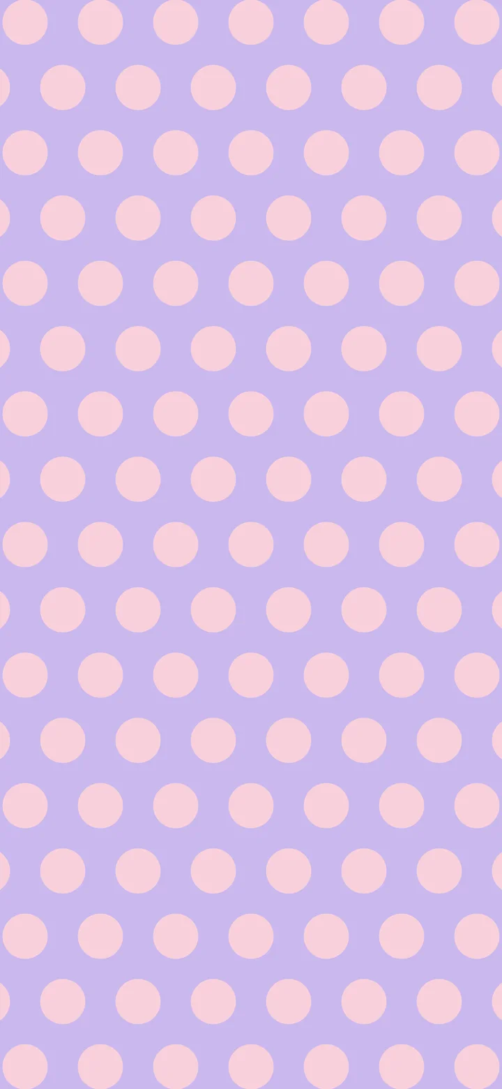 Lavender and Pastel Pink Polka Dot wallpaper for iPhone and Android