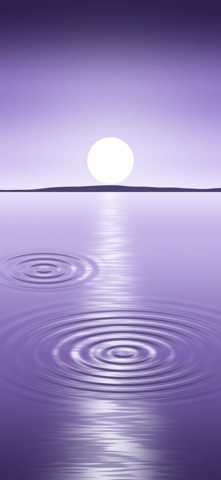 Lavender Calm Water Ripples wallpaper for iPhone and Android