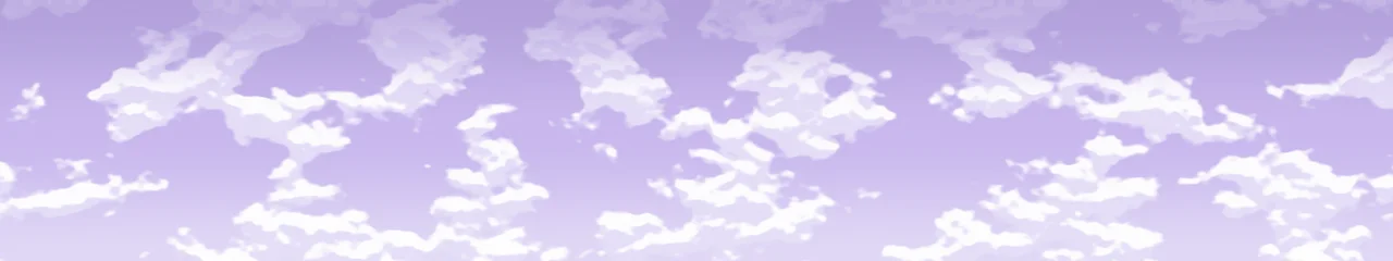 Lavender Cloudy Sky triple monitor wallpaper, 7680 × 1440