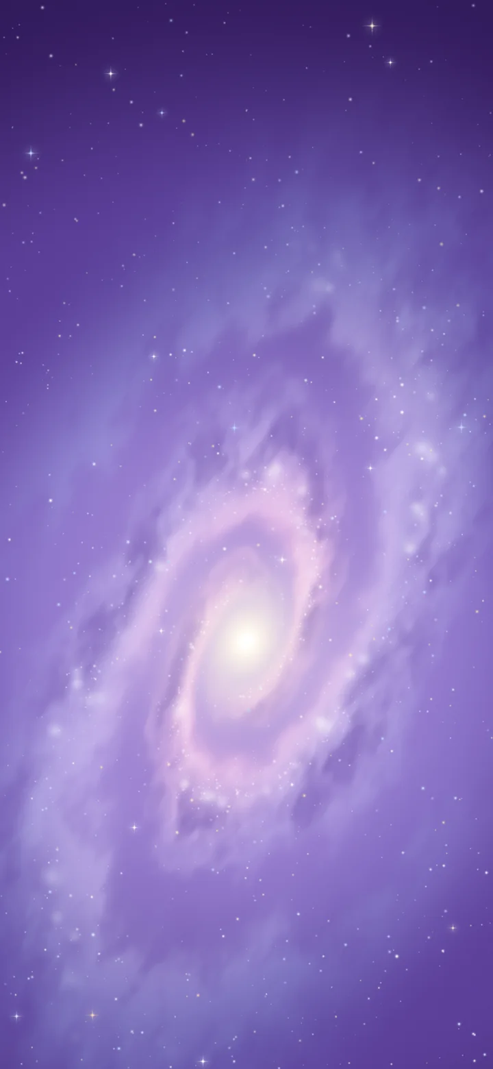 Lavender Dreamy Galaxy wallpaper for iPhone and Android