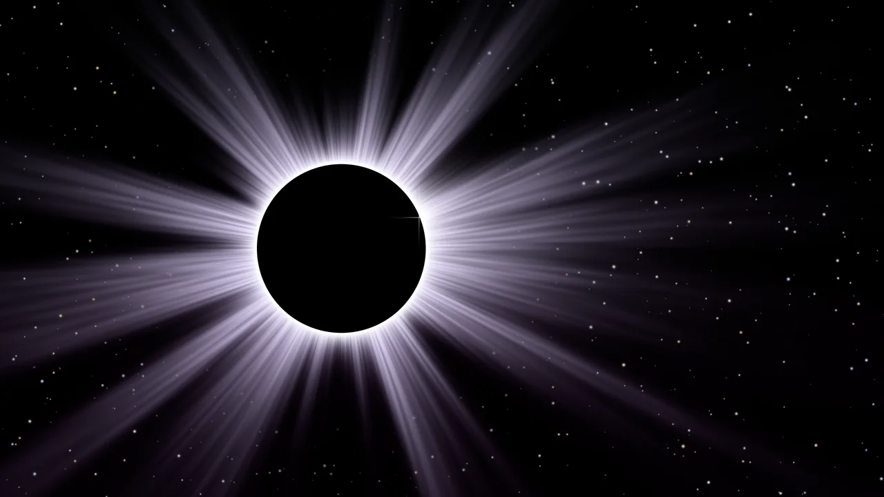 Lavender Eclipse desktop wallpaper in 4K