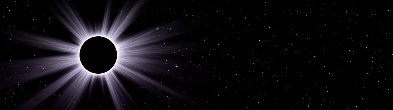 Lavender Eclipse dual monitor wallpaper, 7680 × 2160