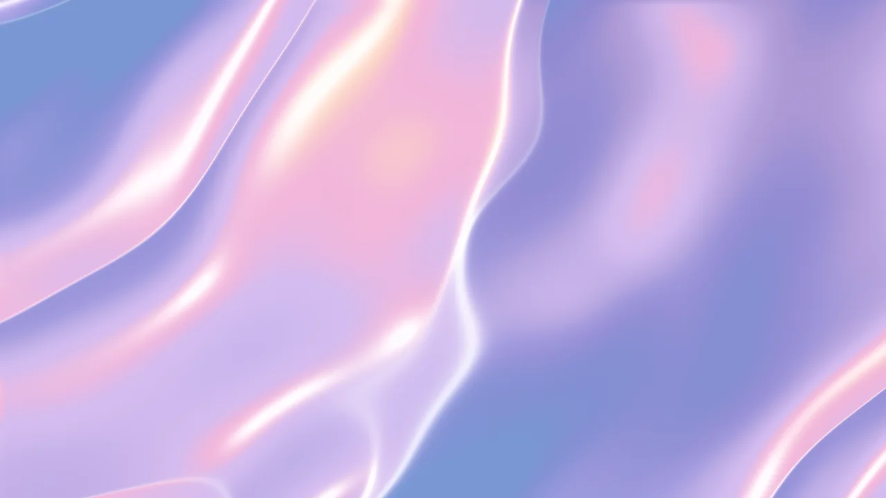Lavender Holographic Foil Folds desktop wallpaper in 4K