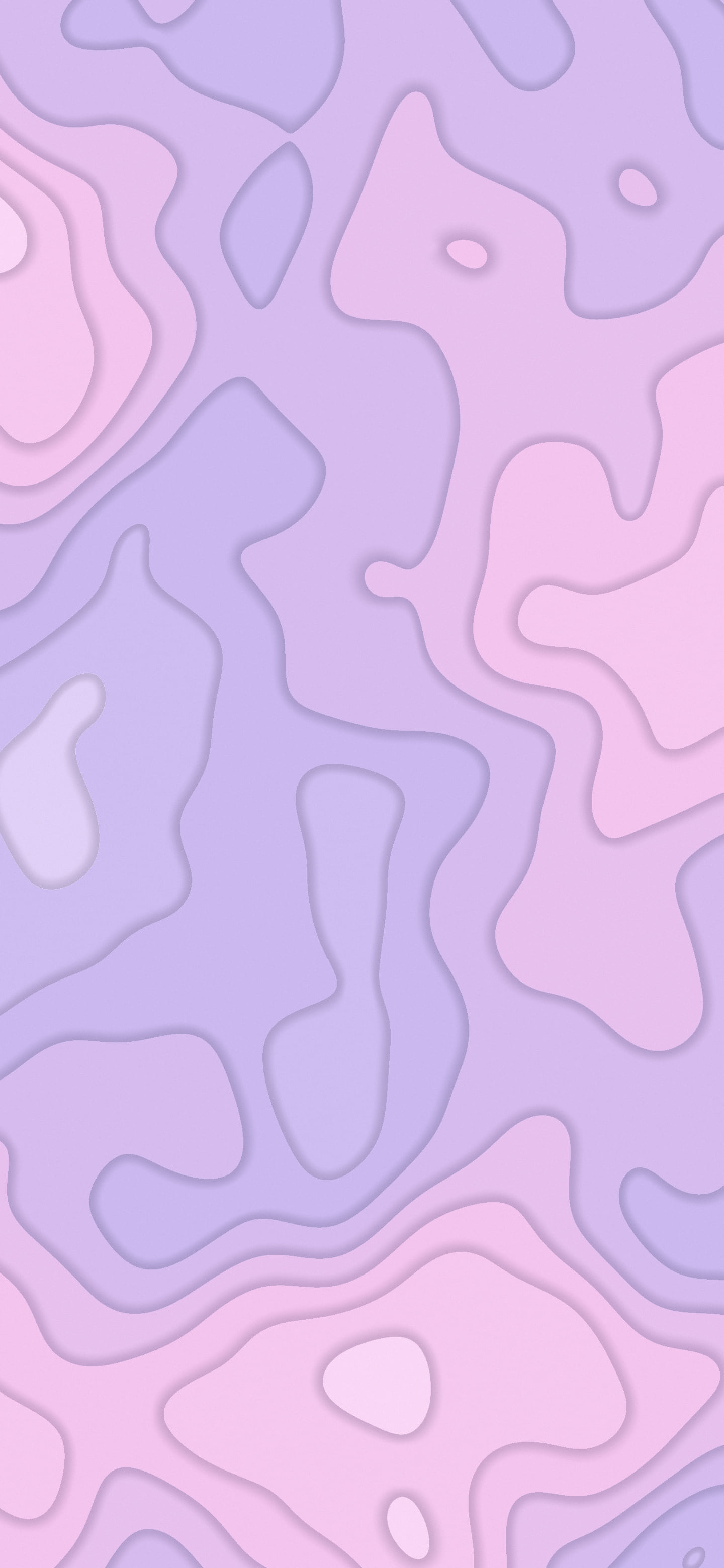 Lavender Layered Topographic wallpaper for iPhone and Android