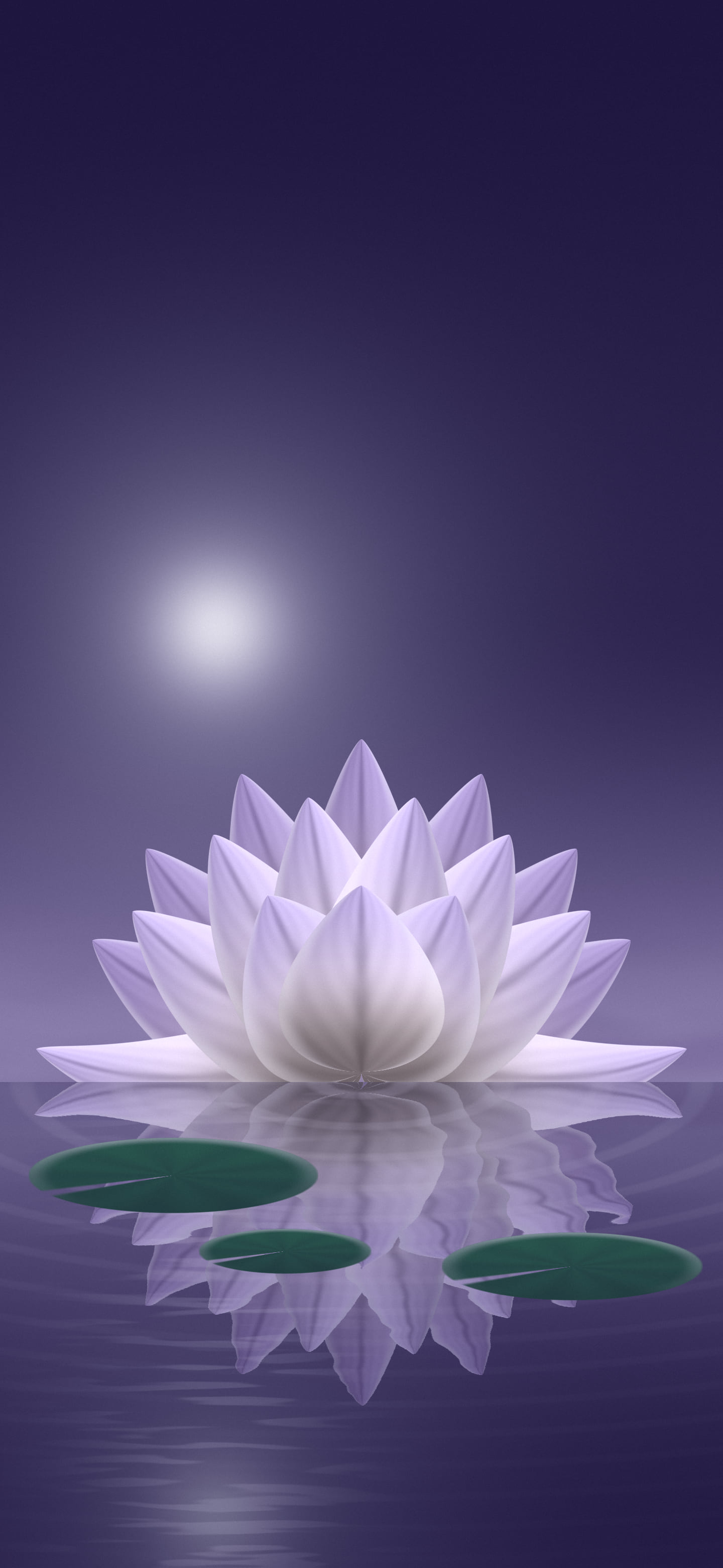 Lavender Lotus Flower wallpaper for iPhone and Android