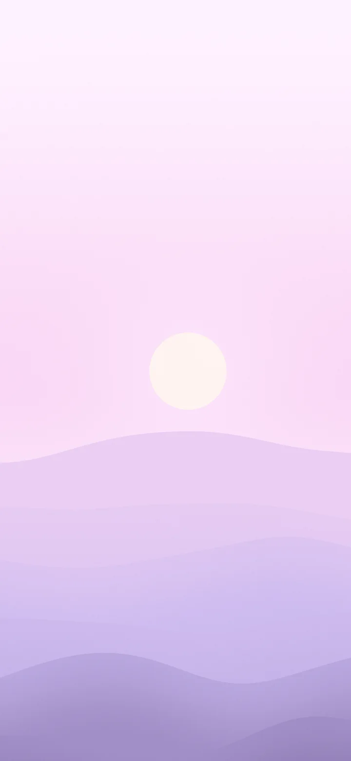 Lavender Minimalist Desert Dunes wallpaper for iPhone and Android