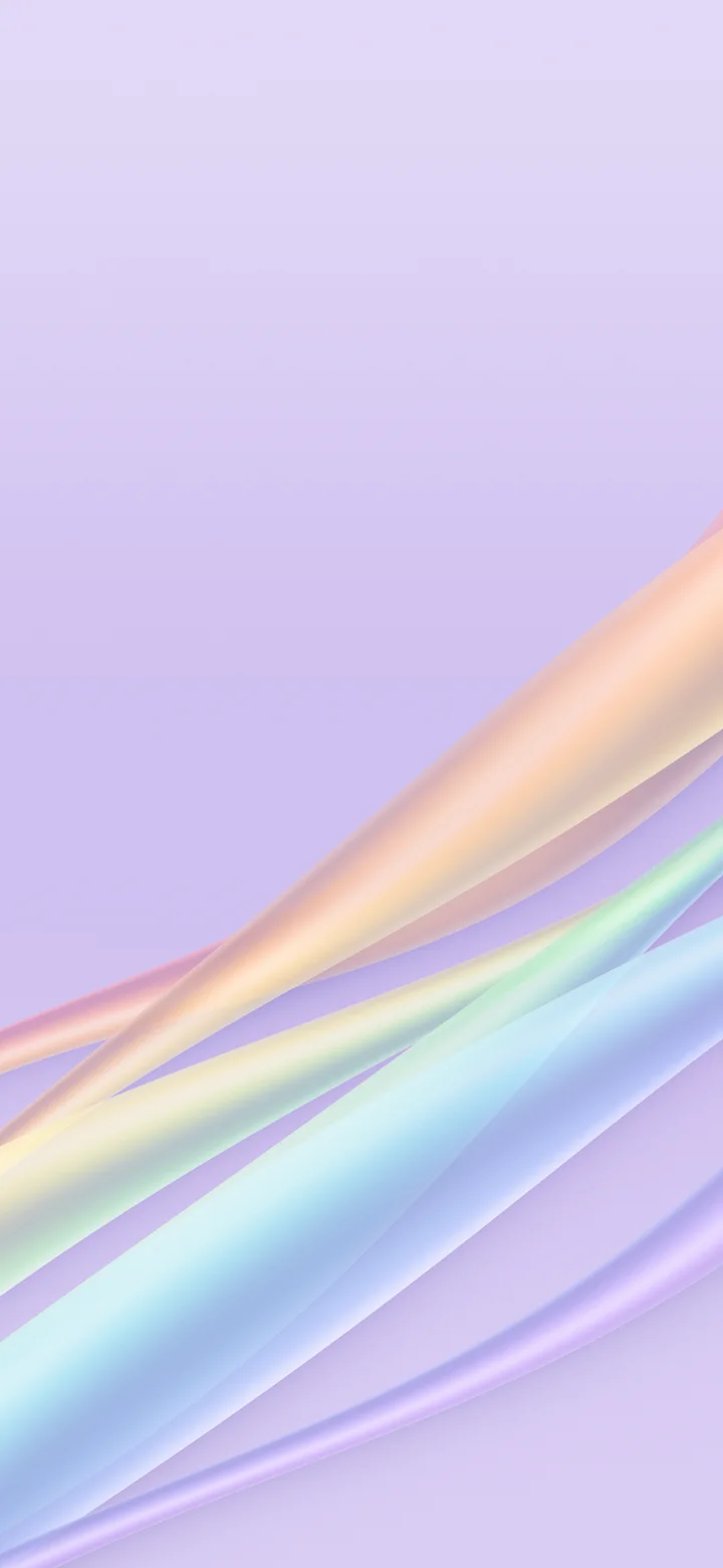 Lavender Rainbow Waves wallpaper for iPhone and Android