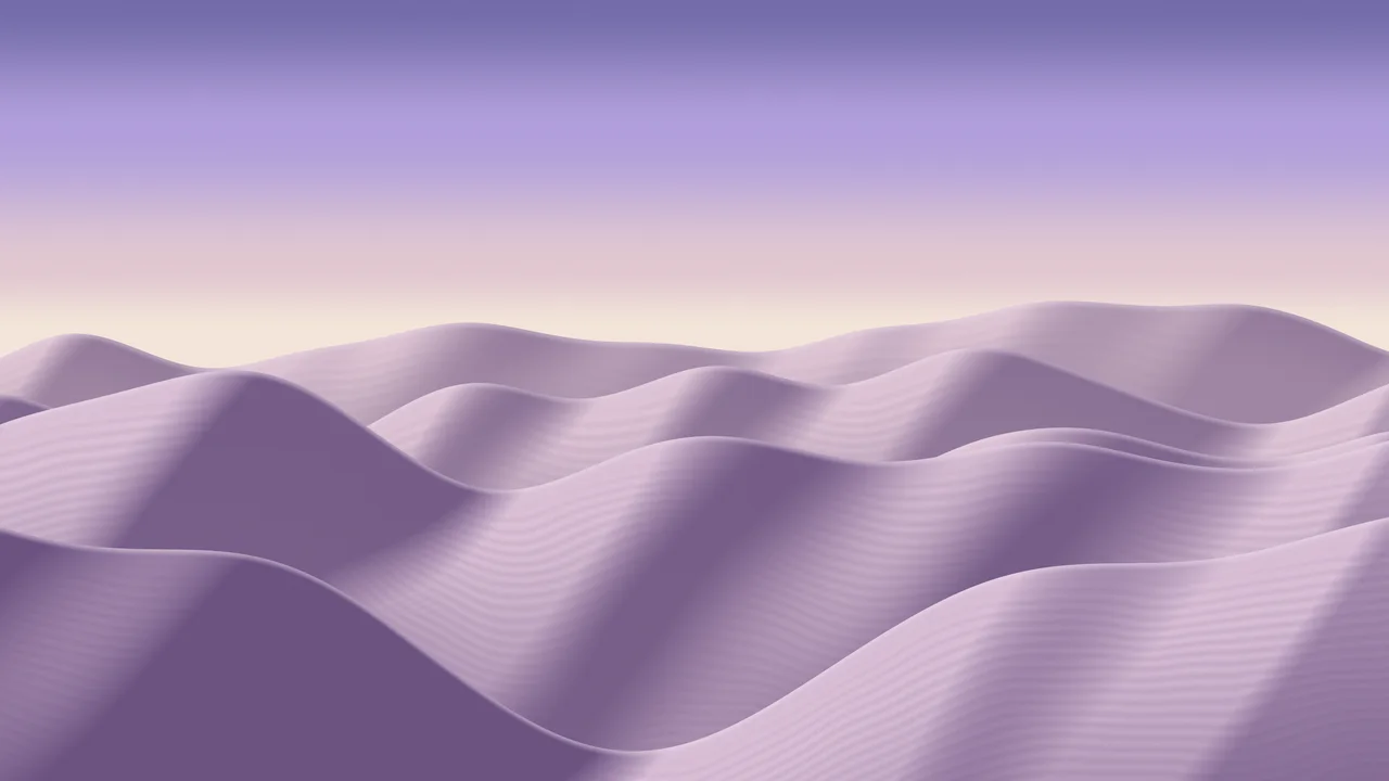 Lavender Sand Dunes desktop wallpaper in 4K