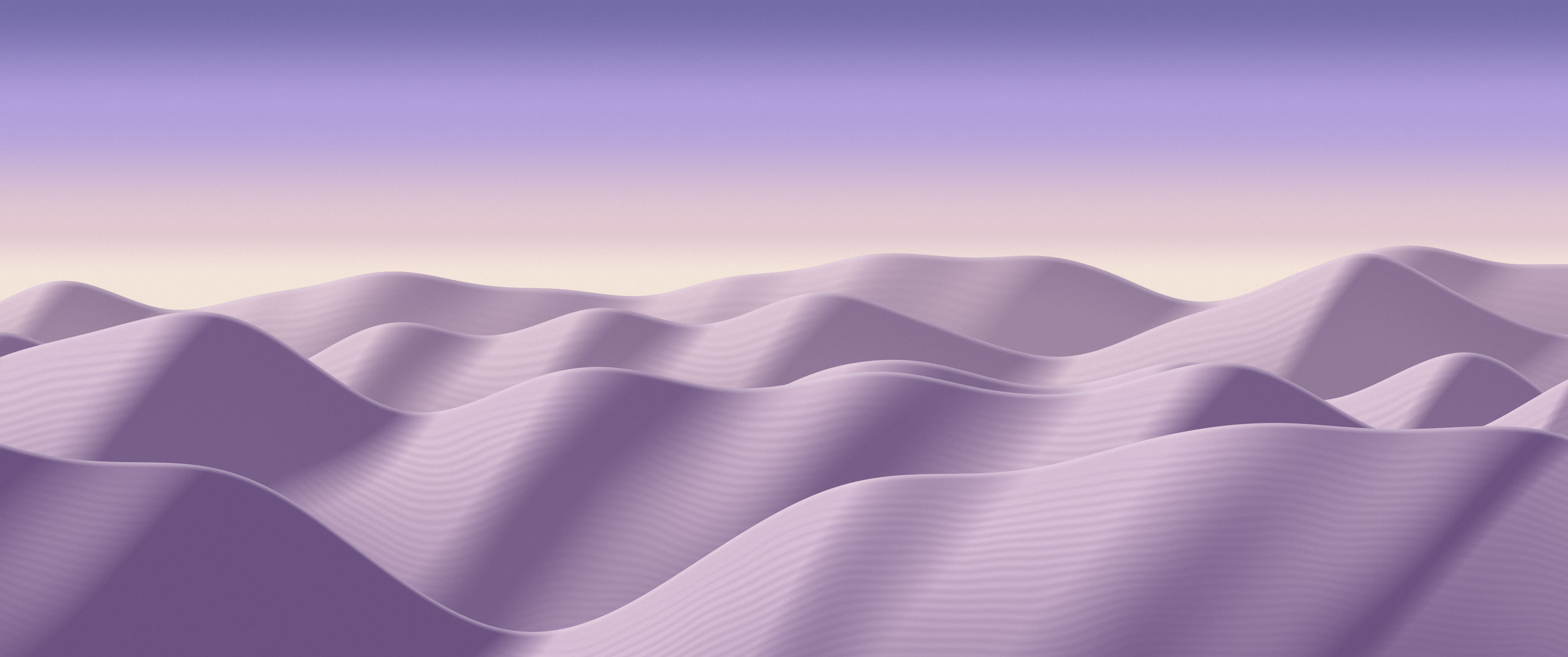 Lavender Sand Dunes ultrawide wallpaper, 3440 × 1440