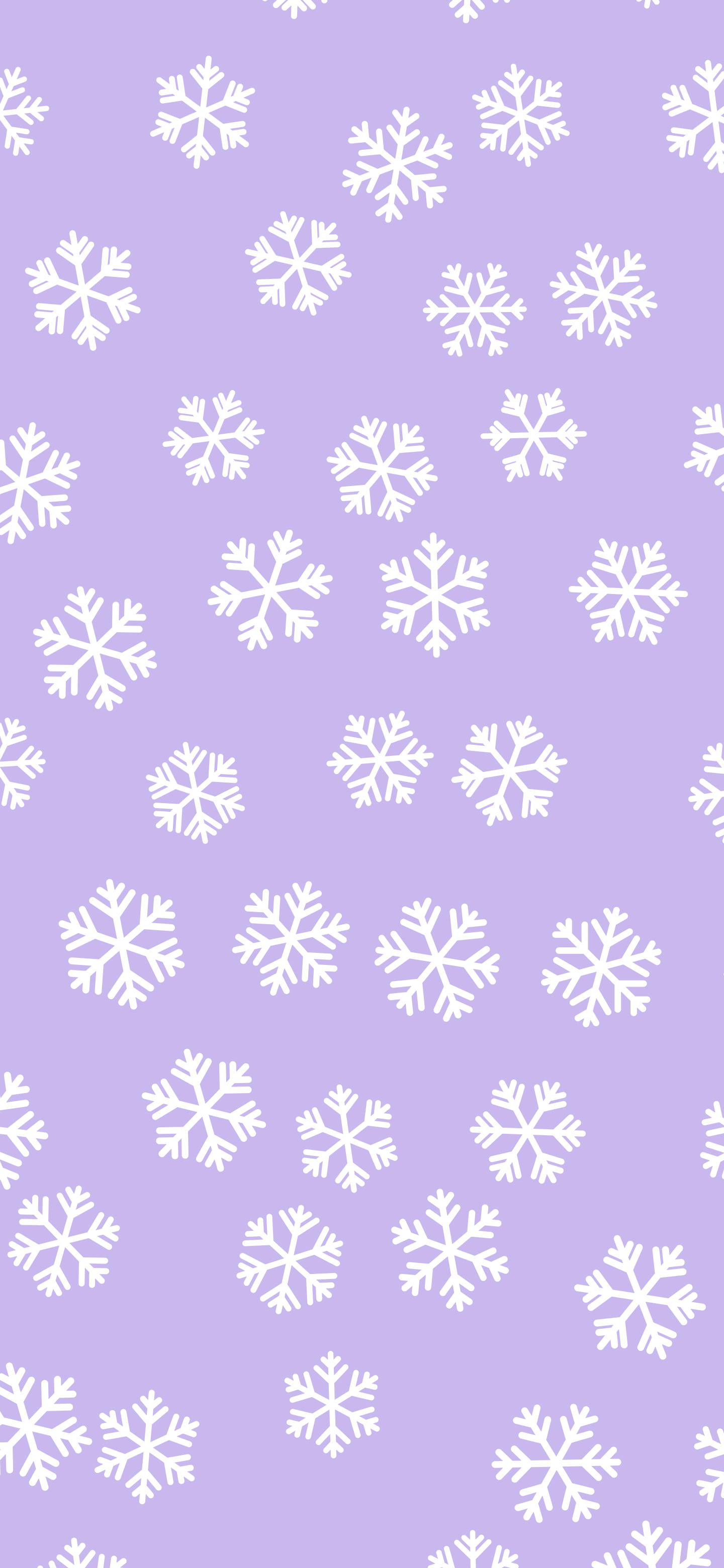 Lavender Snowflake Pattern wallpaper for iPhone and Android
