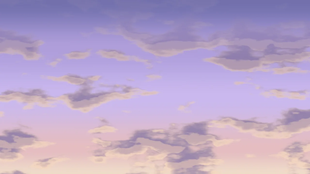Lavender Sunset Clouds desktop wallpaper in 4K
