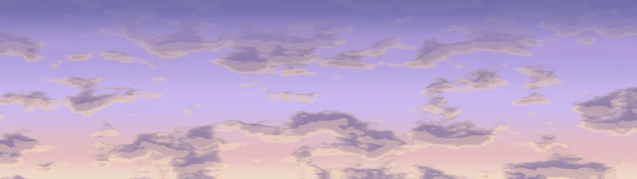 Lavender Sunset Clouds dual monitor wallpaper, 7680 × 2160