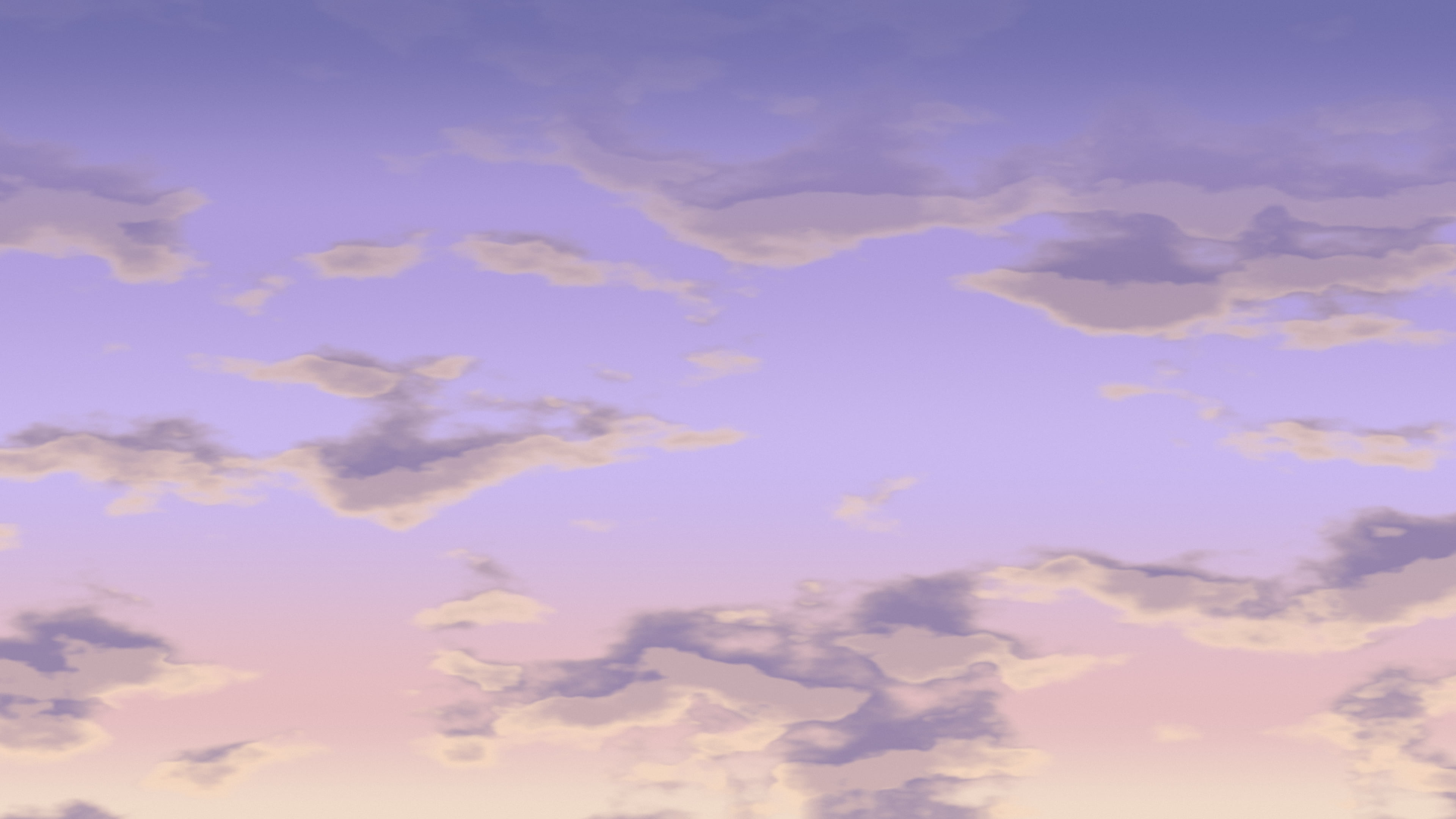 Lavender Sunset Clouds desktop wallpaper in 4K