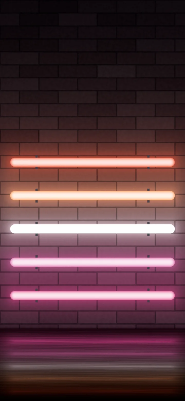 Lesbian Neon Pride Flag wallpaper for iPhone and Android