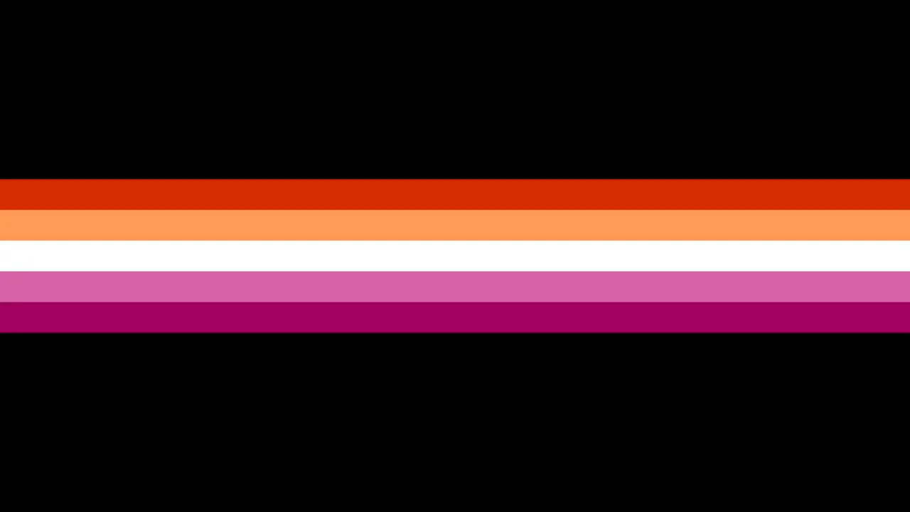 Lesbian Subtle Pride Stripe desktop wallpaper in 4K