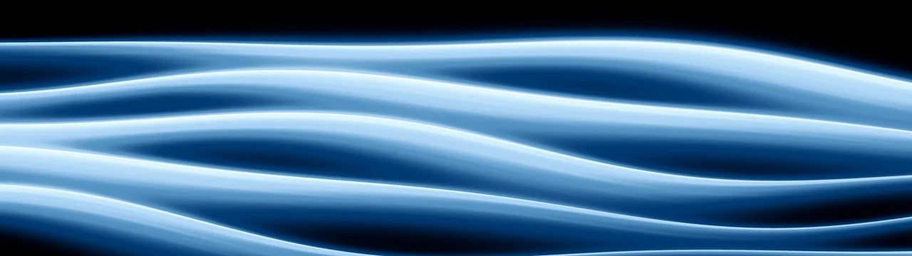 Light Blue Abstract Wave dual monitor wallpaper, 7680 × 2160