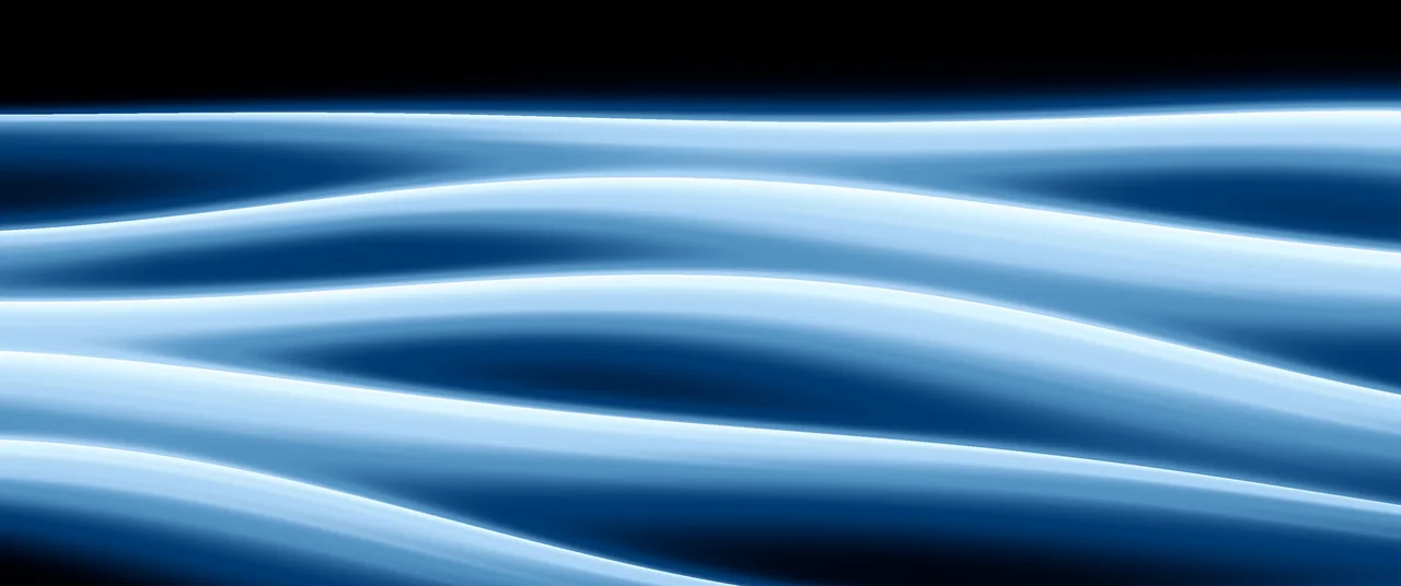Light Blue Abstract Wave ultrawide wallpaper, 3440 × 1440