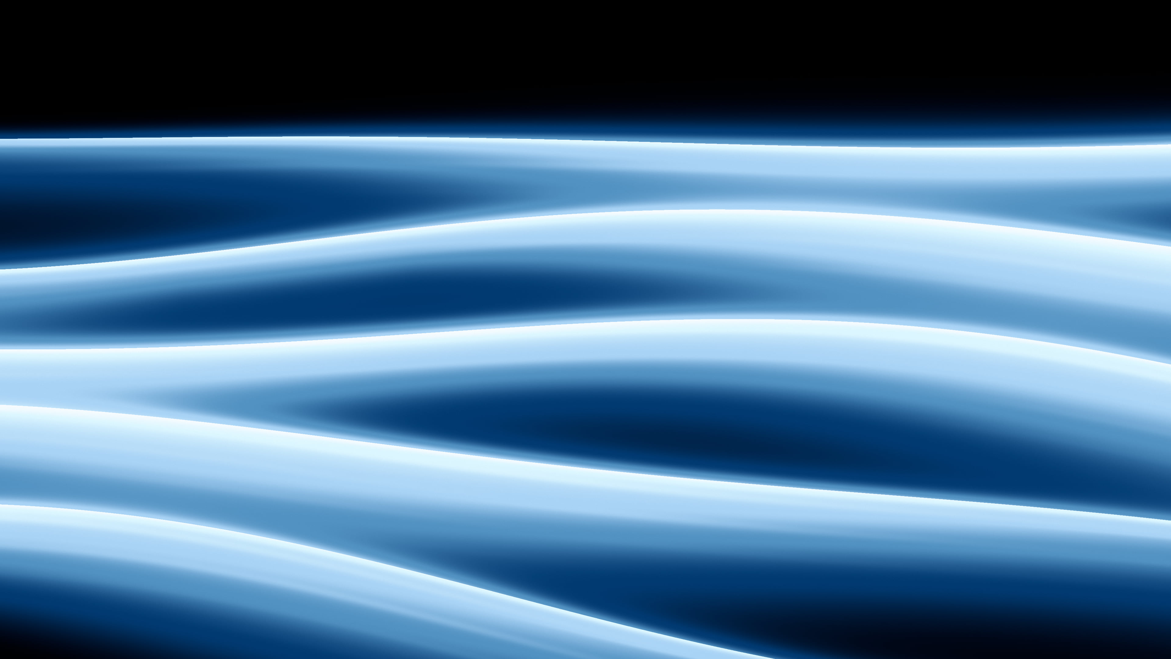 Light Blue Abstract Wave desktop wallpaper in 4K