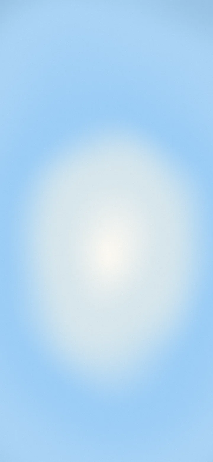 Light Blue and Cream Aura Gradient wallpaper for iPhone and Android