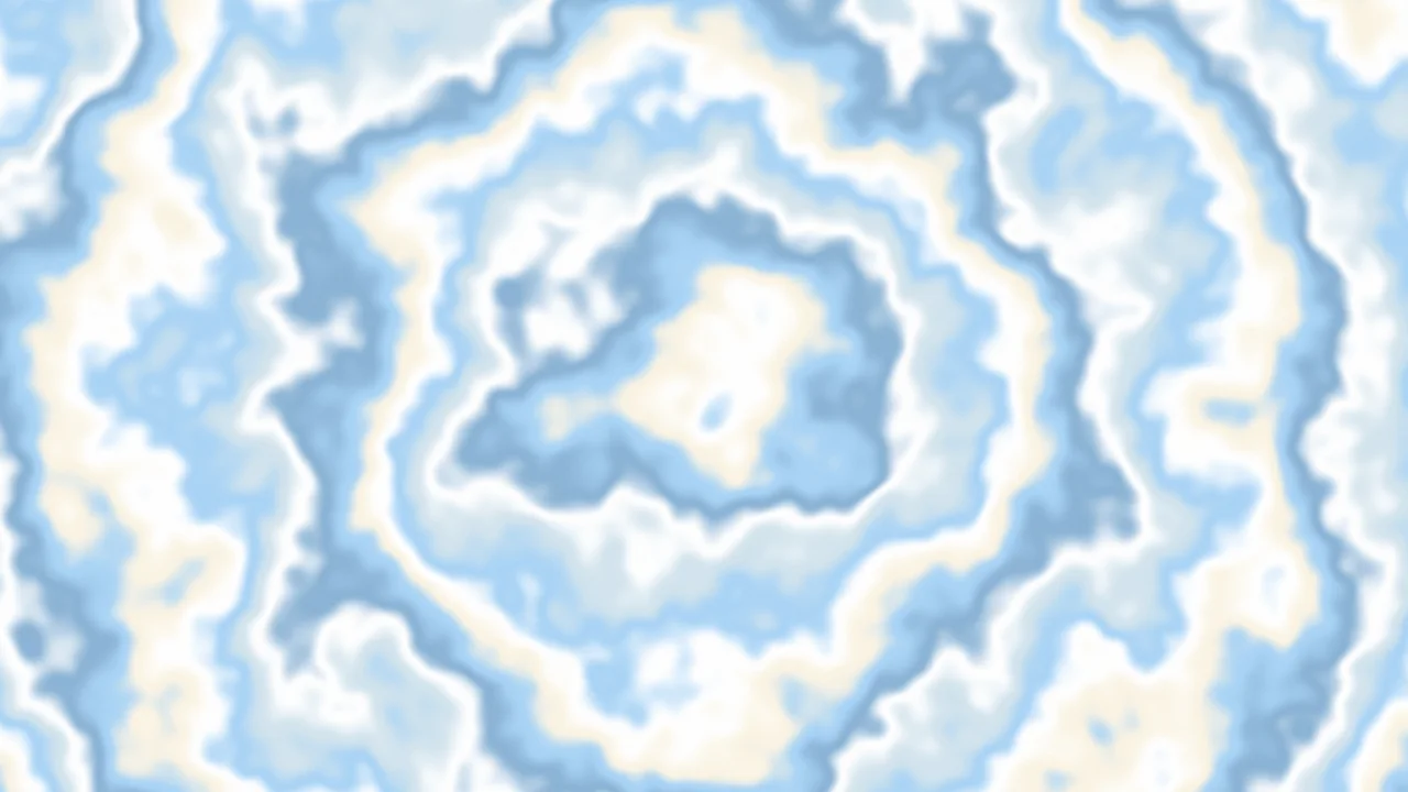Light Blue and Cream Bullseye Tie Dye desktop wallpaper in 4K