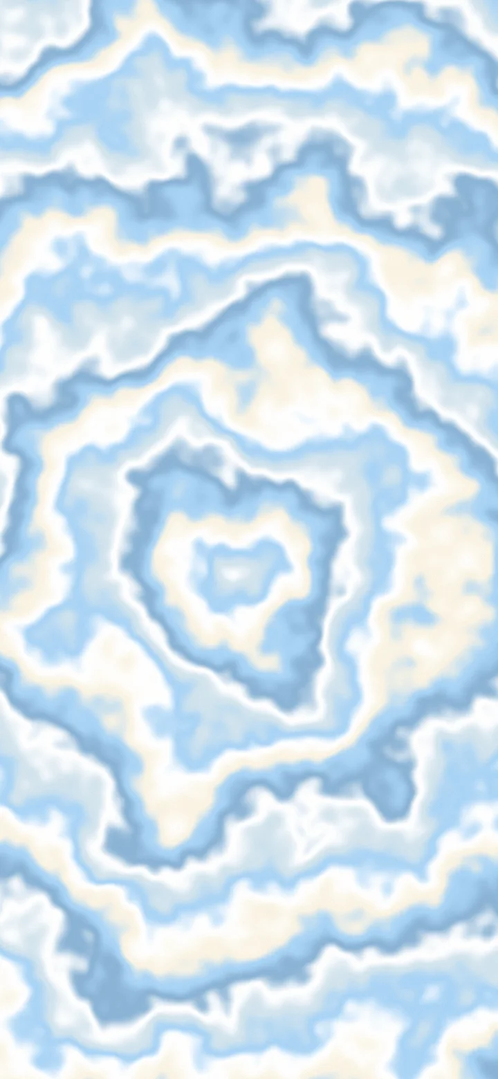 Light Blue and Cream Bullseye Tie Dye wallpaper for iPhone and Android