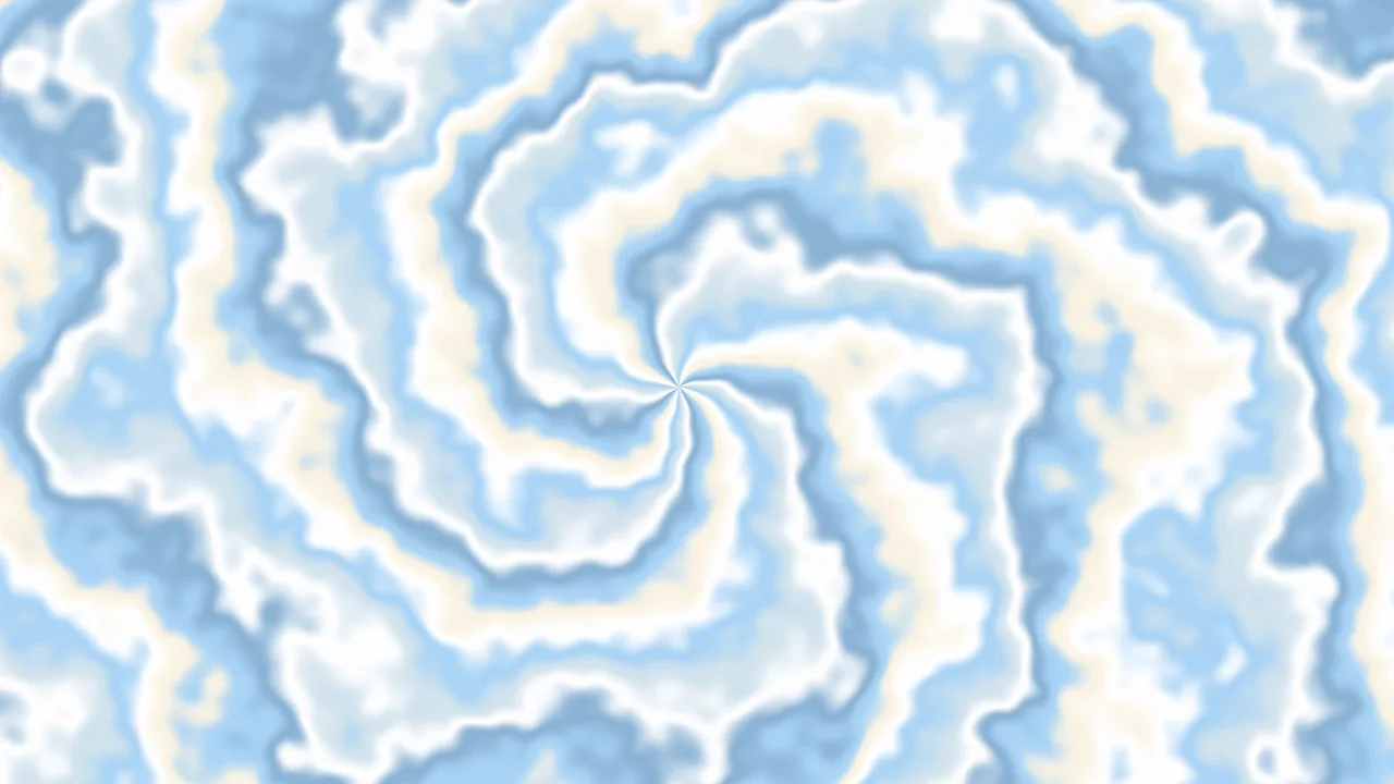 Light Blue and Cream Spiral Tie Dye desktop wallpaper in 4K