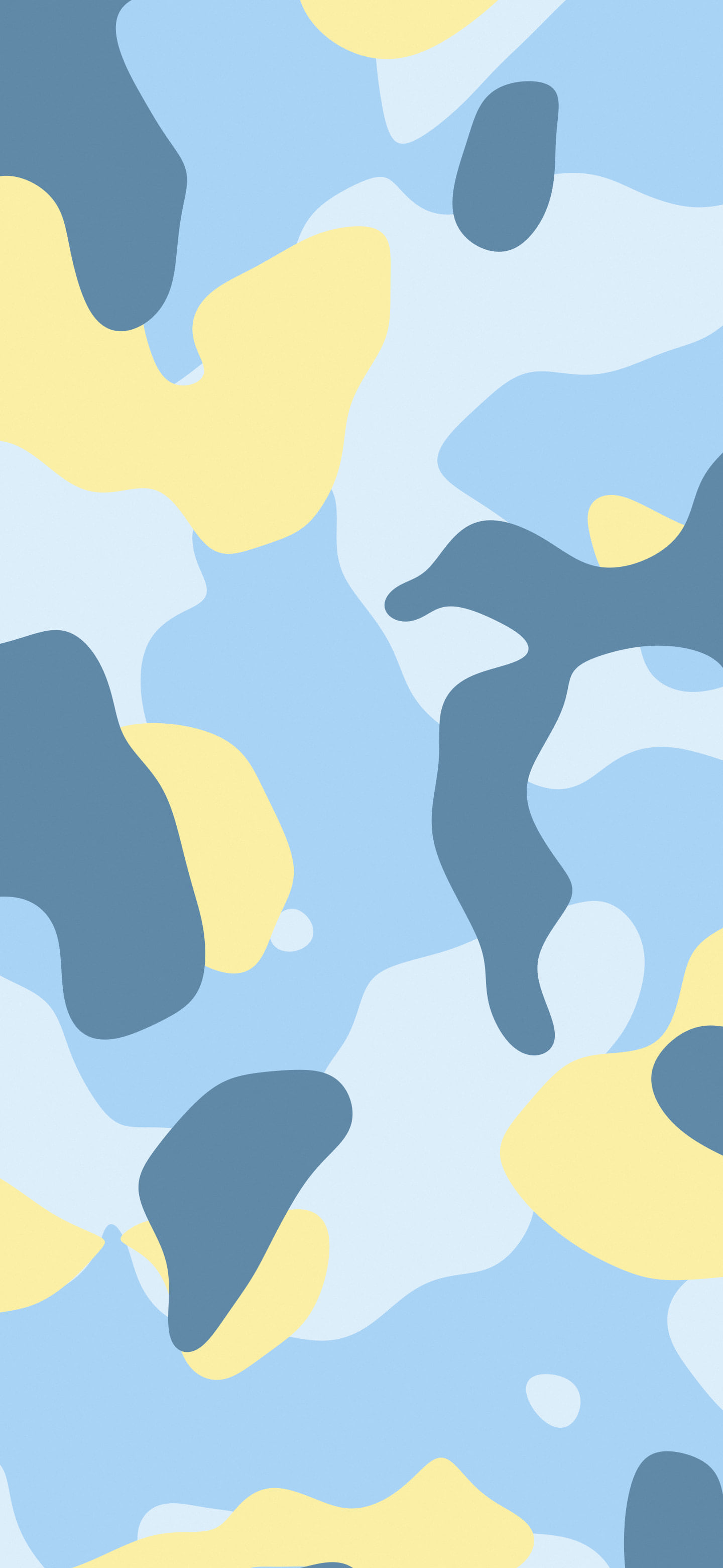 Light Blue and Pastel Yellow Camo wallpaper for iPhone and Android