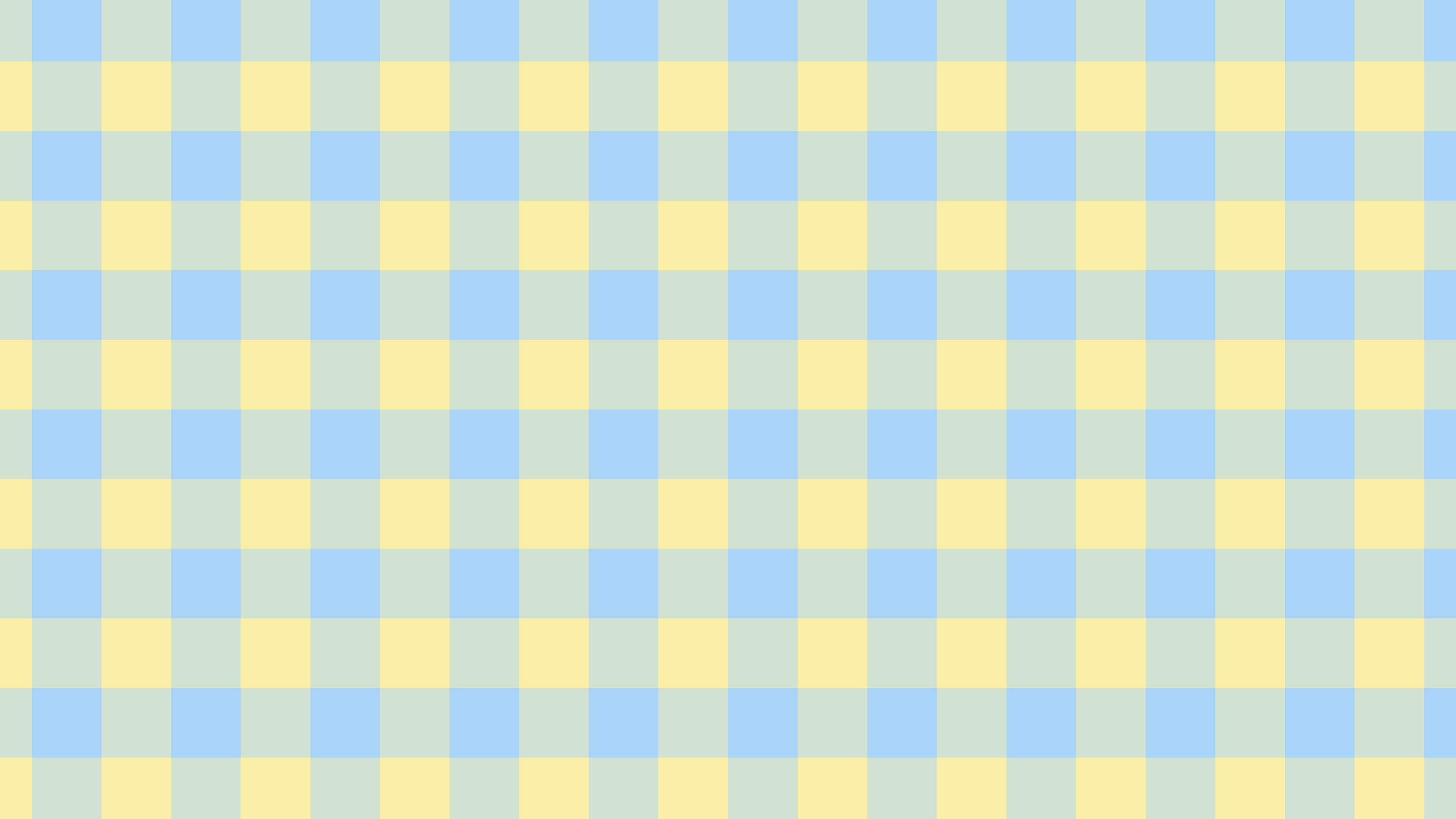 Light Blue and Pastel Yellow Gingham desktop wallpaper in 4K