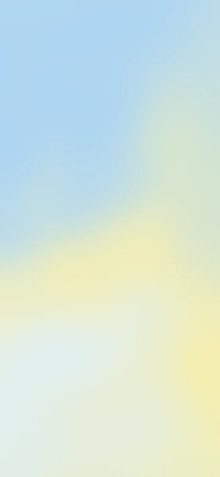 Light Blue and Pastel Yellow Mesh Gradient wallpaper for iPhone and Android