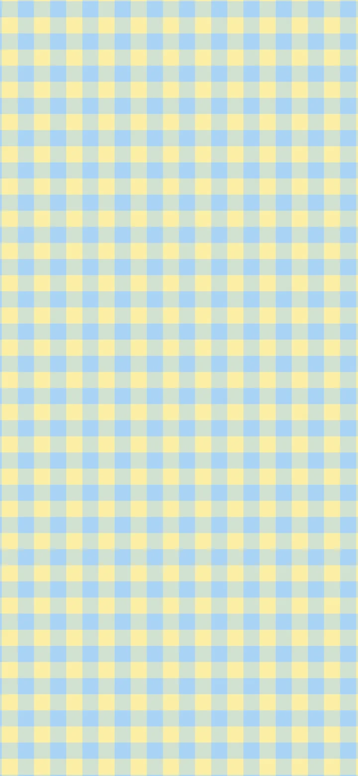 Light Blue and Pastel Yellow Mini Gingham wallpaper for iPhone and Android