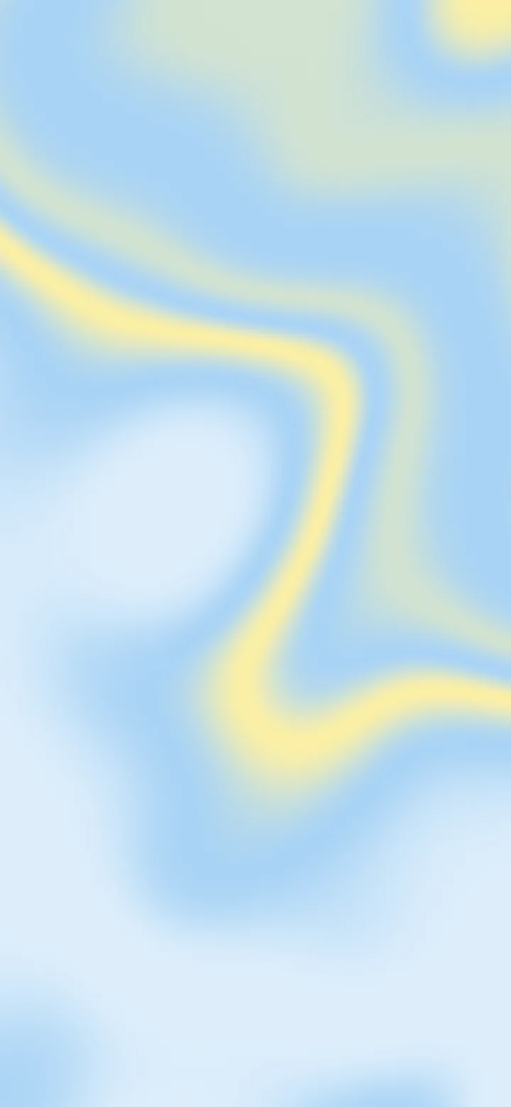 Light Blue and Pastel Yellow Silky Gradient wallpaper for iPhone and Android