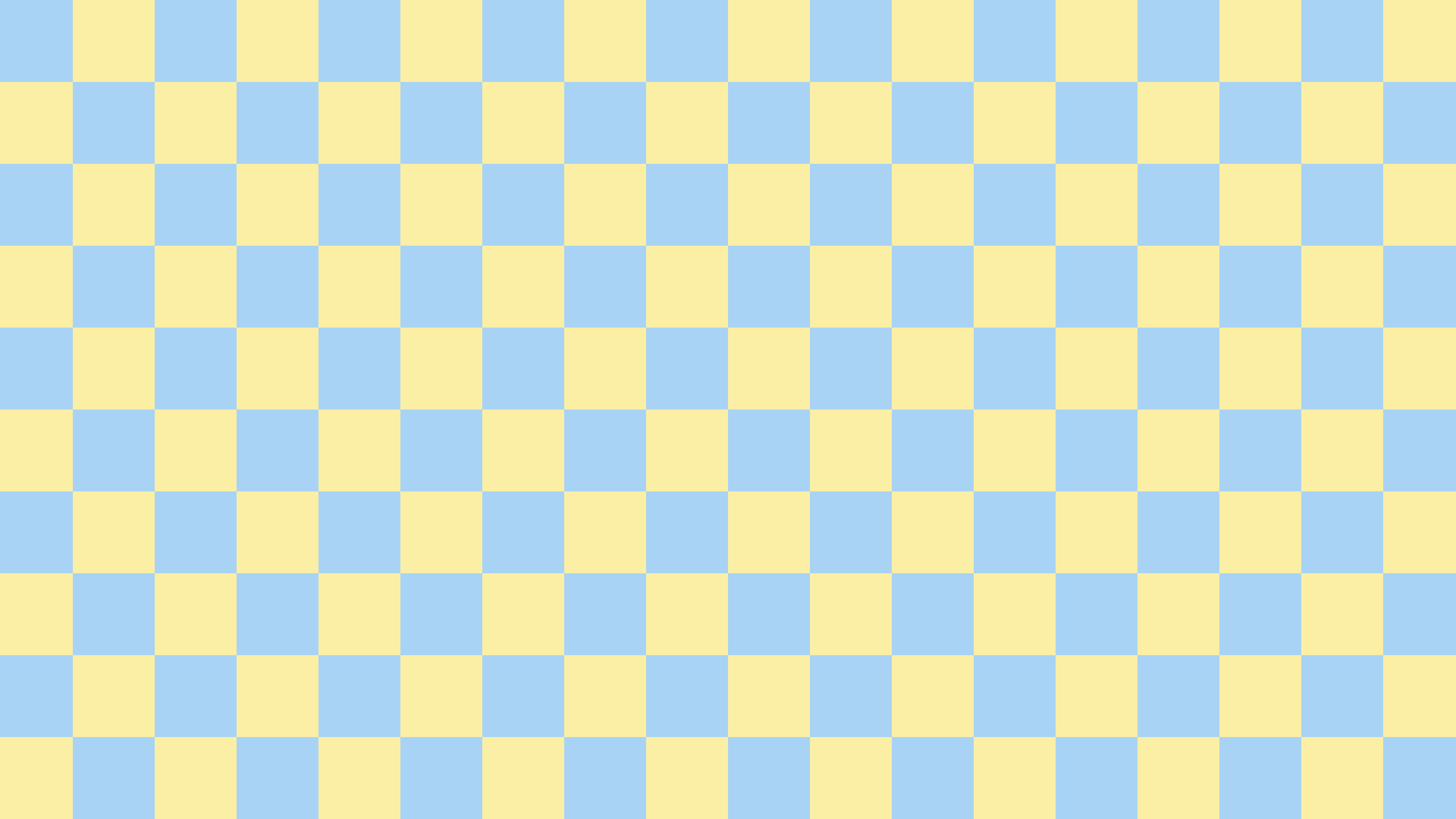 Light Blue and Pastel Yellow Small Checkered desktop wallpaper in 4K