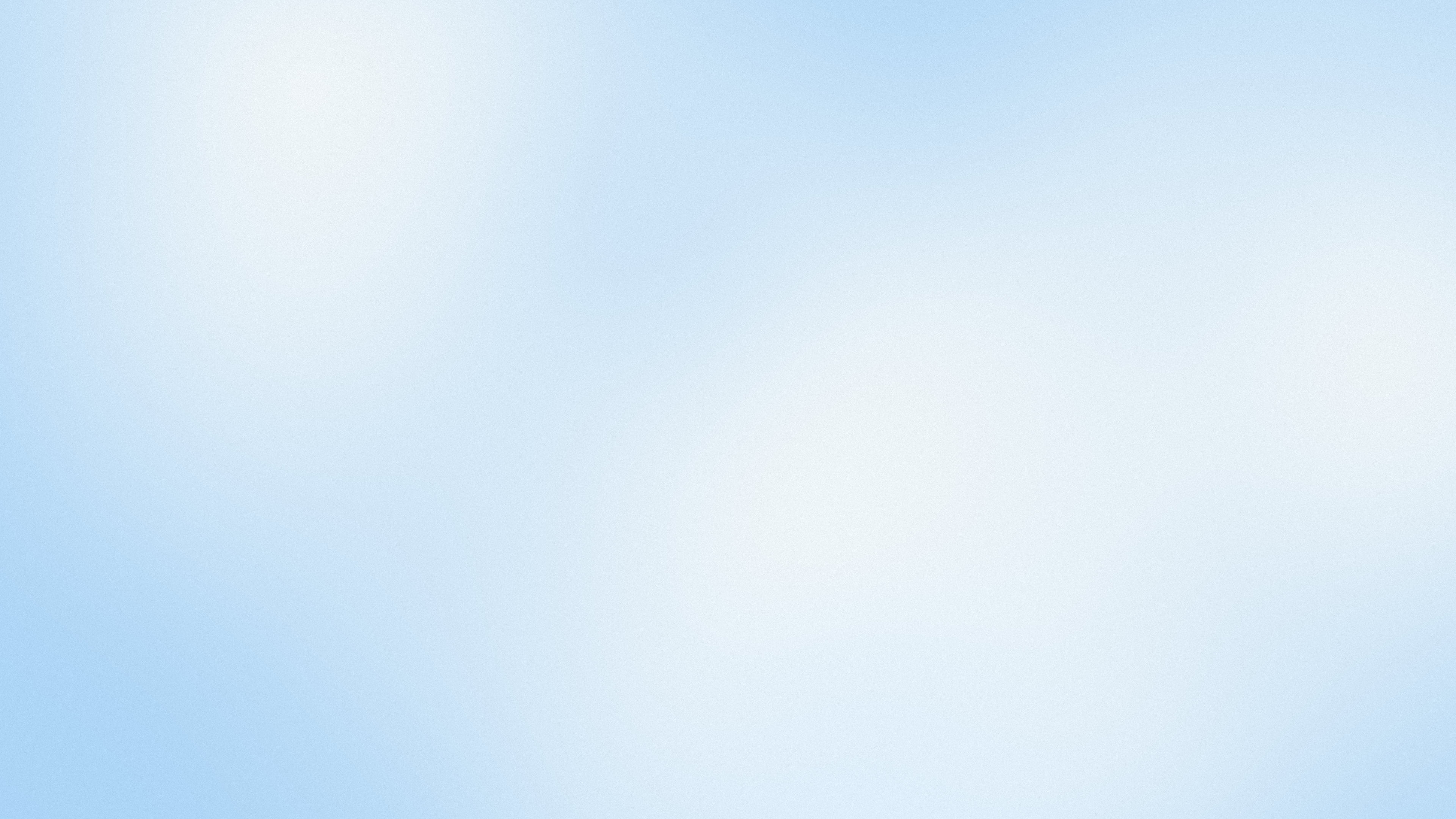 Light Blue and White Dreamy Aura Gradient desktop wallpaper in 4K