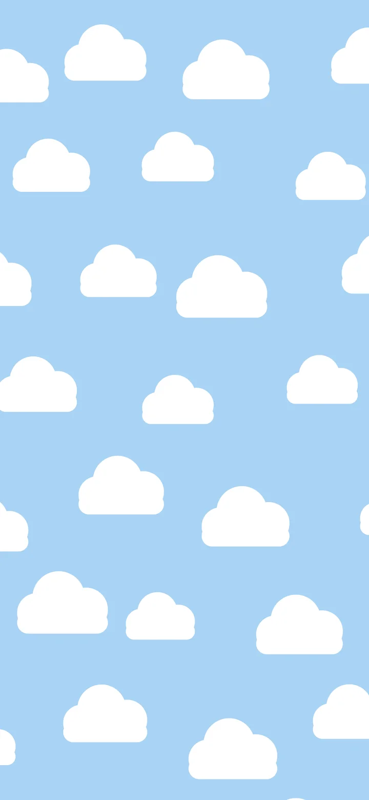Light Blue Cloud Pattern wallpaper for iPhone and Android