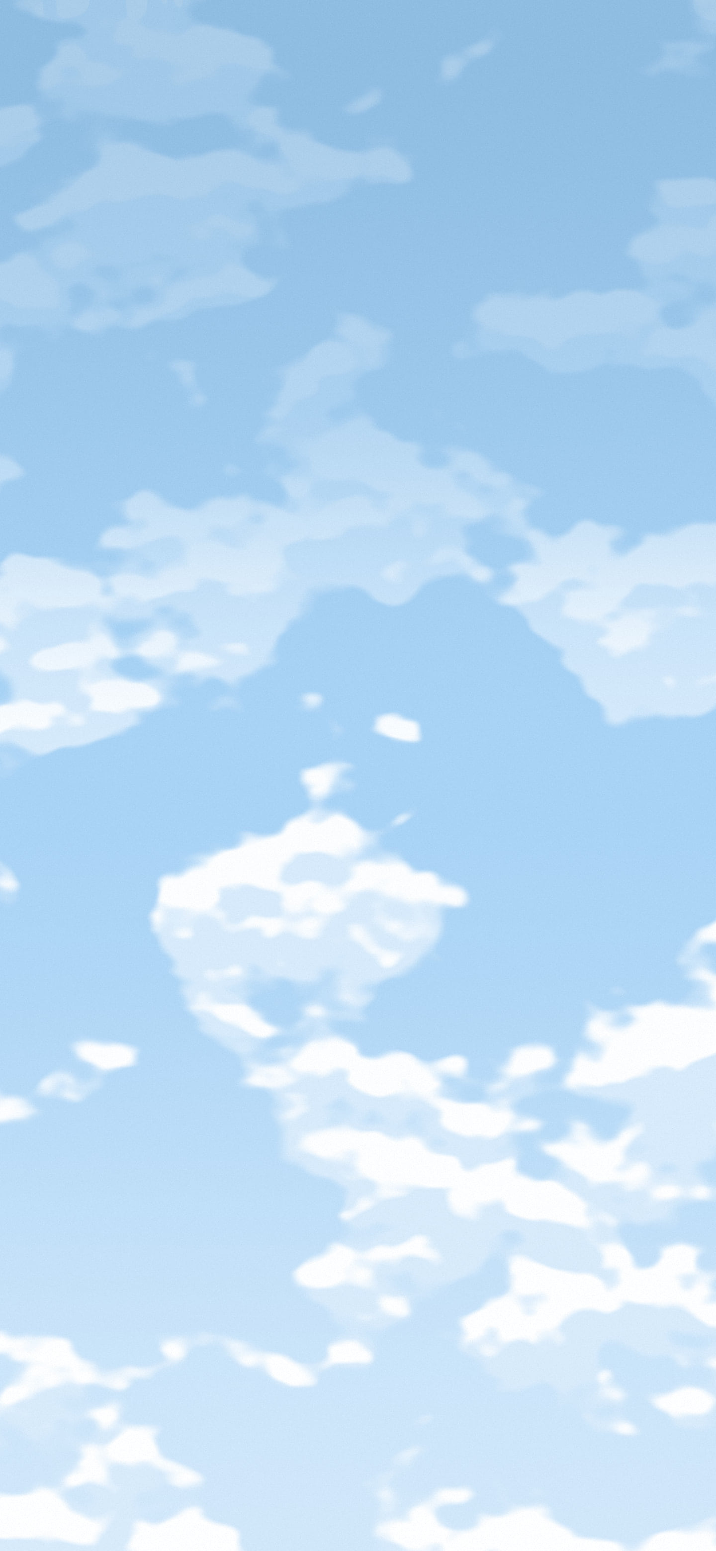 Light Blue Cloudy Sky wallpaper for iPhone and Android