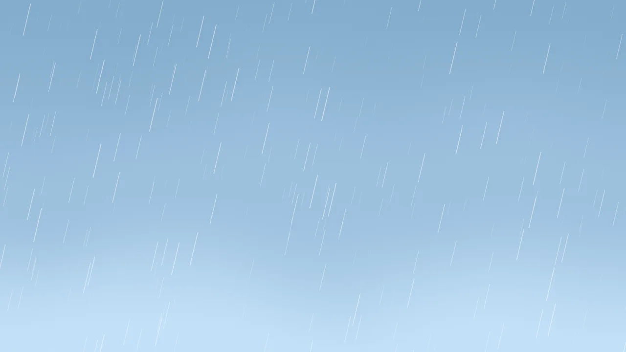 Light Blue Falling Rain desktop wallpaper in 4K