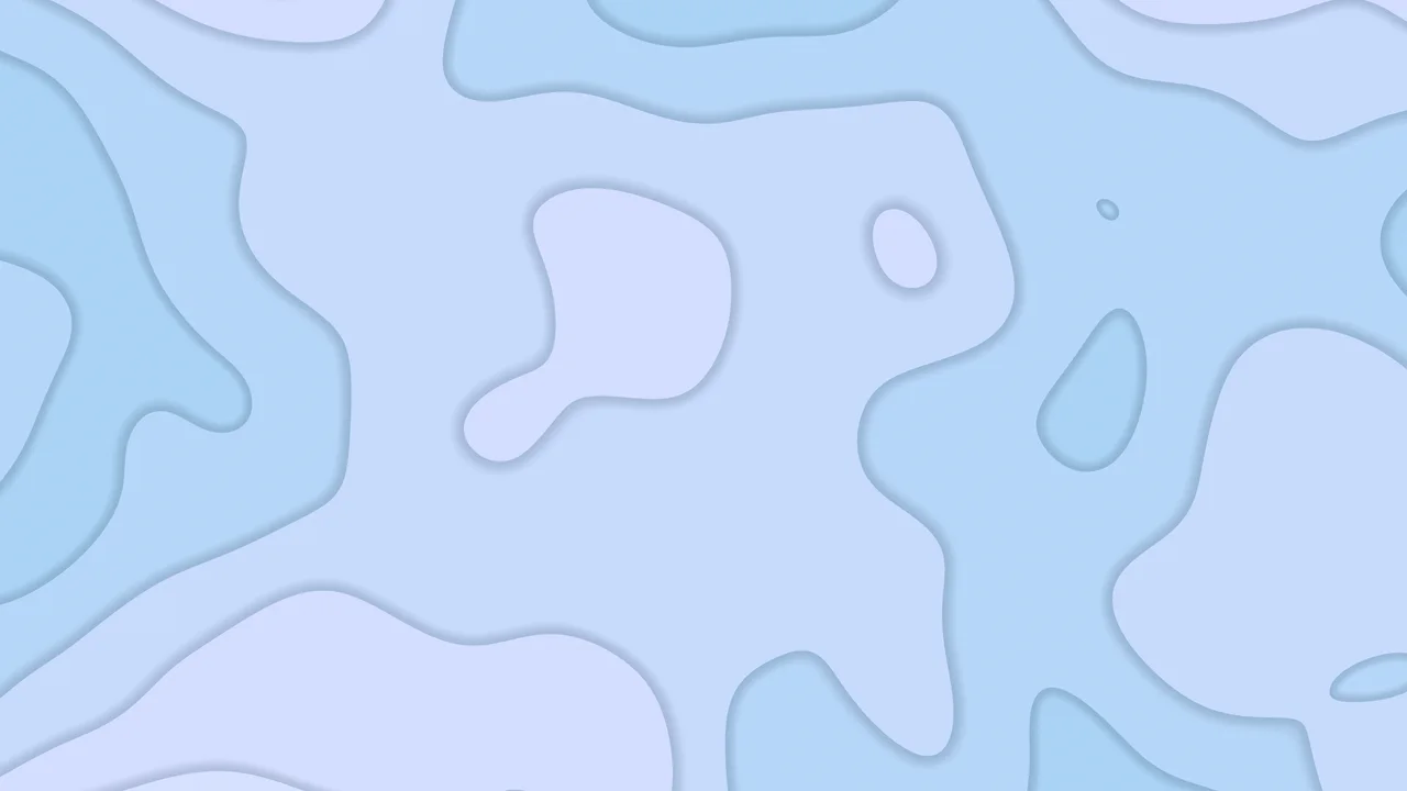 Light Blue Layered Topographic desktop wallpaper in 4K